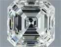 Natural Diamond 1.01 Carats, Asscher with  Cut, H Color, VVS1 Clarity and Certified by IGI
