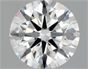 Lab Grown Diamond 1.47 Carats, Round with Ideal Cut, E Color, VS1 Clarity and Certified by IGI