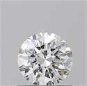 Natural Diamond 0.60 Carats, Round with Excellent Cut, H Color, VS1 Clarity and Certified by GIA