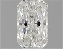 Natural Diamond 0.50 Carats, Radiant with  Cut, H Color, VS1 Clarity and Certified by GIA
