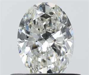 Picture of Natural Diamond 0.51 Carats, Oval with  Cut, G Color, VVS2 Clarity and Certified by IGI