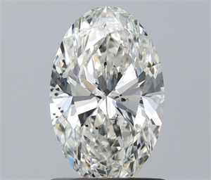 Foto Diamante Natural 1.01 quilates, Ovalado , Color H, claridad SI1 y certificado IGI de