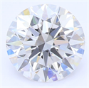 Lab Grown Diamond 1.21 Carats, Round with Ideal Cut, H Color, VVS1 Clarity and Certified by IGI