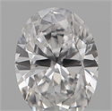 Natural Diamond 0.18 Carats, Oval with  Cut, E Color, VVS2 Clarity and Certified by IGI
