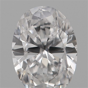 Picture of Natural Diamond 0.18 Carats, Oval with  Cut, E Color, VVS2 Clarity and Certified by IGI