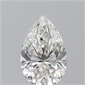 Natural Diamond 0.75 Carats, Pear with  Cut, H Color, VS1 Clarity and Certified by GIA