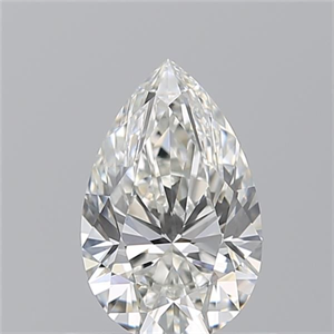 Picture of Natural Diamond 0.75 Carats, Pear with  Cut, H Color, VS1 Clarity and Certified by GIA