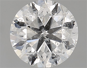 Picture of Natural Diamond 0.70 Carats, Round with Very Good Cut, H Color, I1 Clarity and Certified by GIA