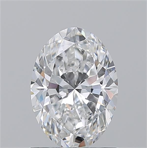 Picture of Natural Diamond 1.01 Carats, Oval with  Cut, E Color, SI1 Clarity and Certified by GIA