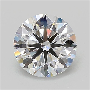 Picture of Lab Grown Diamond 1.02 Carats, Round with Ideal Cut, D Color, VVS1 Clarity and Certified by IGI