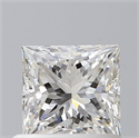 Natural Diamond 0.80 Carats, Princess with  Cut, G Color, VS1 Clarity and Certified by GIA