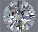 Natural Diamond 0.40 Carats, Round with Excellent Cut, J Color, SI2 Clarity and Certified by GIA