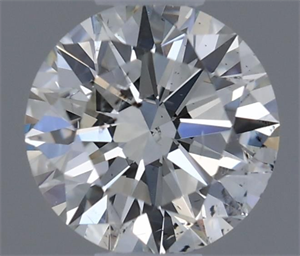 Picture of Natural Diamond 0.40 Carats, Round with Excellent Cut, J Color, SI2 Clarity and Certified by GIA
