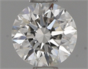 Natural Diamond 0.50 Carats, Round with Excellent Cut, H Color, VVS2 Clarity and Certified by GIA