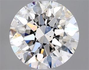 Picture of Natural Diamond 0.70 Carats, Round with Excellent Cut, E Color, SI1 Clarity and Certified by GIA