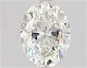 Natural Diamond 0.90 Carats, Oval with  Cut, G Color, SI2 Clarity and Certified by GIA