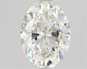 Picture of Natural Diamond 0.90 Carats, Oval with  Cut, G Color, SI2 Clarity and Certified by GIA
