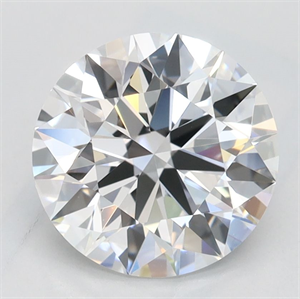 Picture of Lab Grown Diamond 2.00 Carats, Round with Excellent Cut, D Color, IF Clarity and Certified by GIA