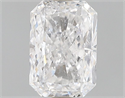 Natural Diamond 1.02 Carats, Radiant with  Cut, D Color, I1 Clarity and Certified by GIA