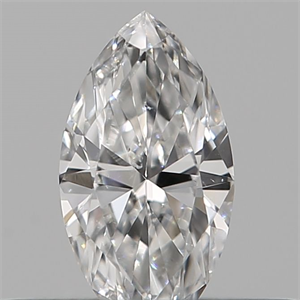 Picture of Natural Diamond 0.18 Carats, Marquise with  Cut, E Color, SI1 Clarity and Certified by GIA