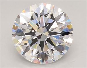 Picture of Lab Grown Diamond 4.99 Carats, Round with Ideal Cut, E Color, VVS2 Clarity and Certified by IGI