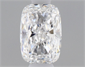 Natural Diamond 0.40 Carats, Cushion with  Cut, D Color, VVS1 Clarity and Certified by GIA