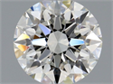 Natural Diamond 0.50 Carats, Round with Excellent Cut, H Color, VVS2 Clarity and Certified by GIA
