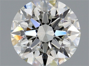 Picture of Natural Diamond 0.50 Carats, Round with Excellent Cut, H Color, VVS2 Clarity and Certified by GIA