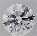 Lab Grown Diamond 4.57 Carats, Round with Ideal Cut, E Color, VVS2 Clarity and Certified by IGI
