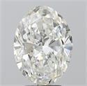 Diamante Natural 3.50 quilates, Ovalado , Color G, claridad SI1 y certificado GIA