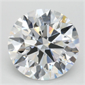 Lab Grown Diamond 3.12 Carats, Round with Ideal Cut, D Color, IF Clarity and Certified by IGI