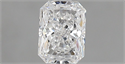 Natural Diamond 0.72 Carats, Radiant with  Cut, E Color, VVS1 Clarity and Certified by GIA