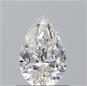 Natural Diamond 0.70 Carats, Pear with  Cut, G Color, SI1 Clarity and Certified by GIA