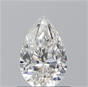 Diamante Natural 0.70 quilates, De pera , Color G, claridad SI1 y certificado GIA