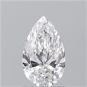 Natural Diamond 1.01 Carats, Pear with  Cut, D Color, VVS1 Clarity and Certified by GIA