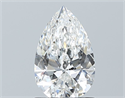 Diamante Natural 1.03 quilates, De pera , Color E, claridad SI1 y certificado GIA