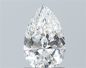 Foto Diamante Natural 1.03 quilates, De pera , Color E, claridad SI1 y certificado GIA de