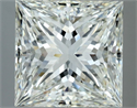 Natural Diamond 5.06 Carats, Princess with  Cut, I Color, VVS1 Clarity and Certified by IGI