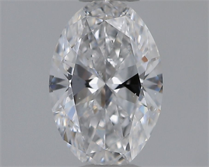 Picture of Natural Diamond 0.50 Carats, Oval with  Cut, D Color, SI2 Clarity and Certified by GIA