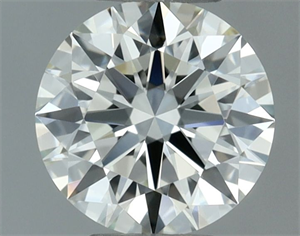 Picture of Natural Diamond 0.50 Carats, Round with Excellent Cut, J Color, VVS1 Clarity and Certified by IGI