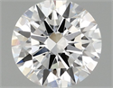Lab Grown Diamond 1.05 Carats, Round with Ideal Cut, E Color, VVS2 Clarity and Certified by IGI