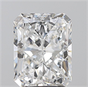 Natural Diamond 2.50 Carats, Radiant with  Cut, D Color, VVS2 Clarity and Certified by GIA