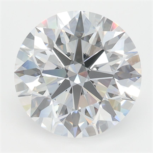 Picture of Lab Grown Diamond 3.50 Carats, Round with Excellent Cut, D Color, FL Clarity and Certified by GIA