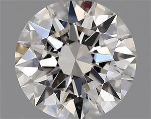 Picture of Natural Diamond 0.45 Carats, Round with Excellent Cut, I Color, SI1 Clarity and Certified by GIA
