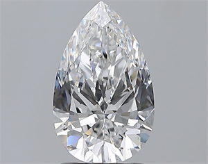Picture of Natural Diamond 1.50 Carats, Pear with  Cut, D Color, VS2 Clarity and Certified by GIA