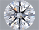 Lab Grown Diamond 1.02 Carats, Round with Ideal Cut, D Color, VVS1 Clarity and Certified by IGI