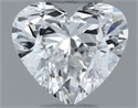 Natural Diamond 0.30 Carats, Heart with  Cut, E Color, VVS2 Clarity and Certified by GIA
