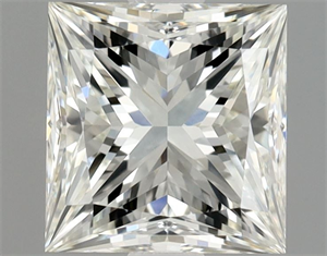 Picture of Natural Diamond 1.01 Carats, Princess with  Cut, J Color, VS1 Clarity and Certified by GIA