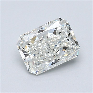 Foto Diamante Natural 1.01 quilates, Radiante , Color I, claridad VS2 y certificado GIA de