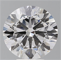 Lab Grown Diamond 5.51 Carats, Round with Ideal Cut, E Color, VS1 Clarity and Certified by IGI
